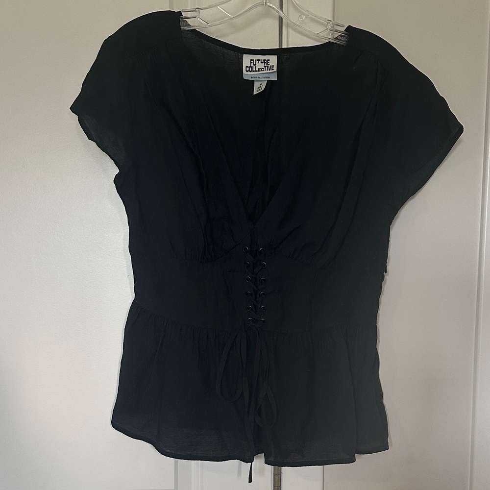 Black Corset Like Top
